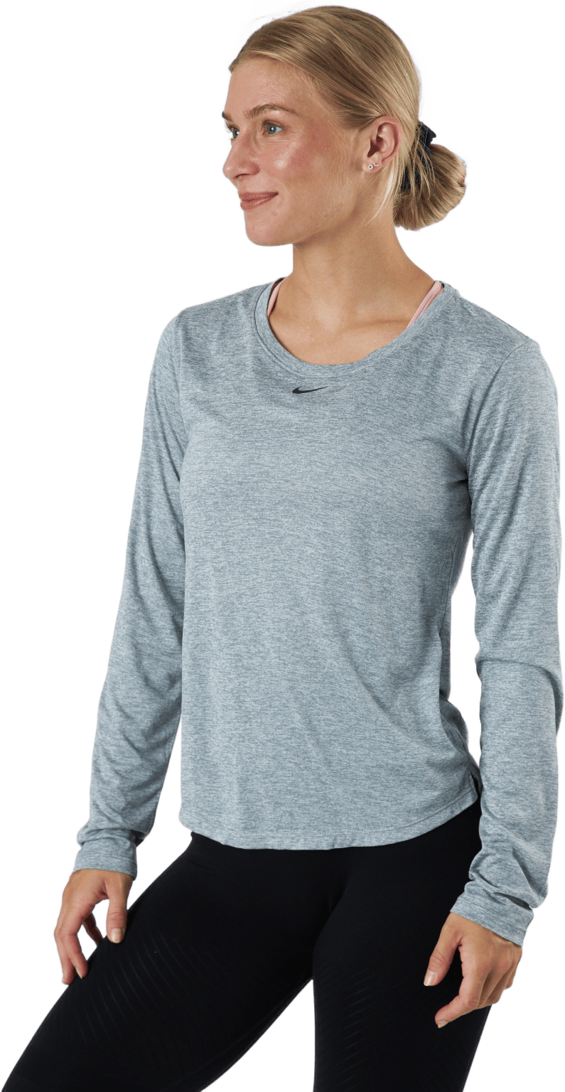 Dri-FIT One Women's Standard Fit Long-Sleeve Top PARTICLE GREY/HTR/BLACK - Bild 2