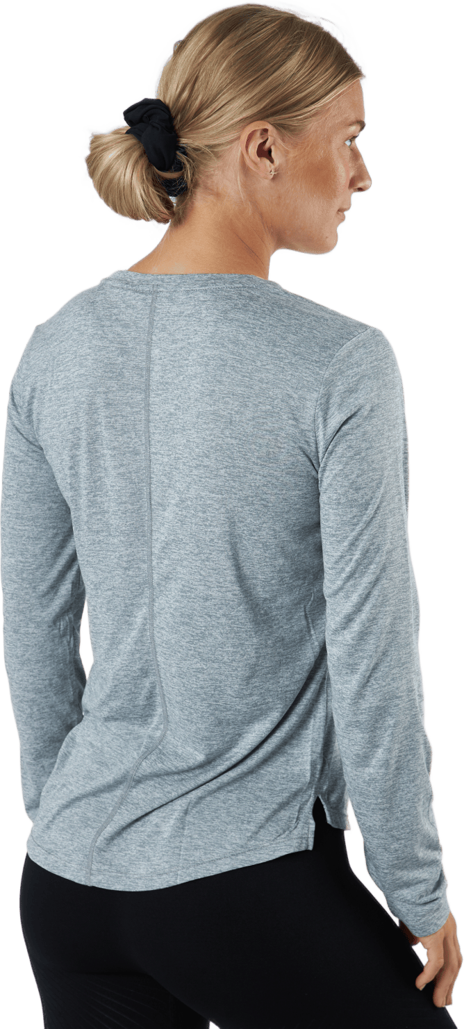 Dri-FIT One Women's Standard Fit Long-Sleeve Top PARTICLE GREY/HTR/BLACK - Bild 3