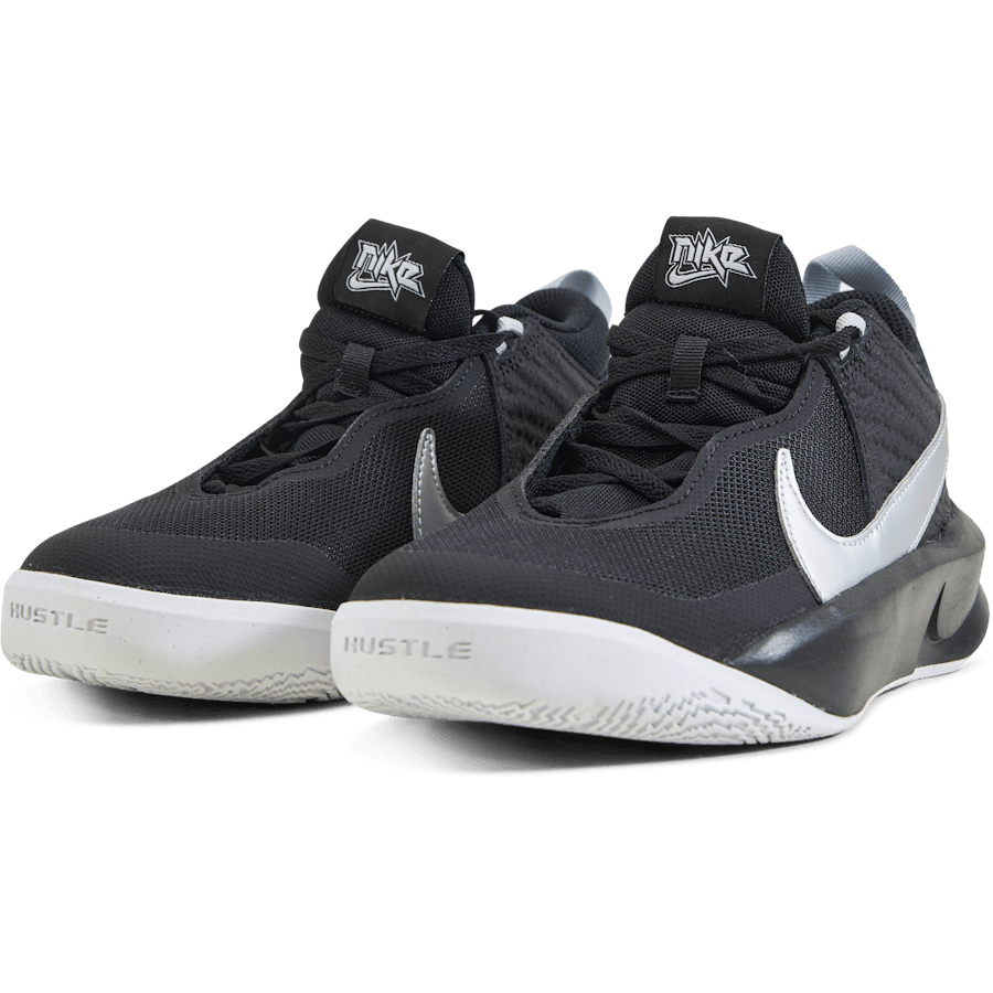 Team Hustle D 10 Big Kids' Basketball Shoes BLACK/METALLIC SILVER-VOLT-WHITE - Bild 3