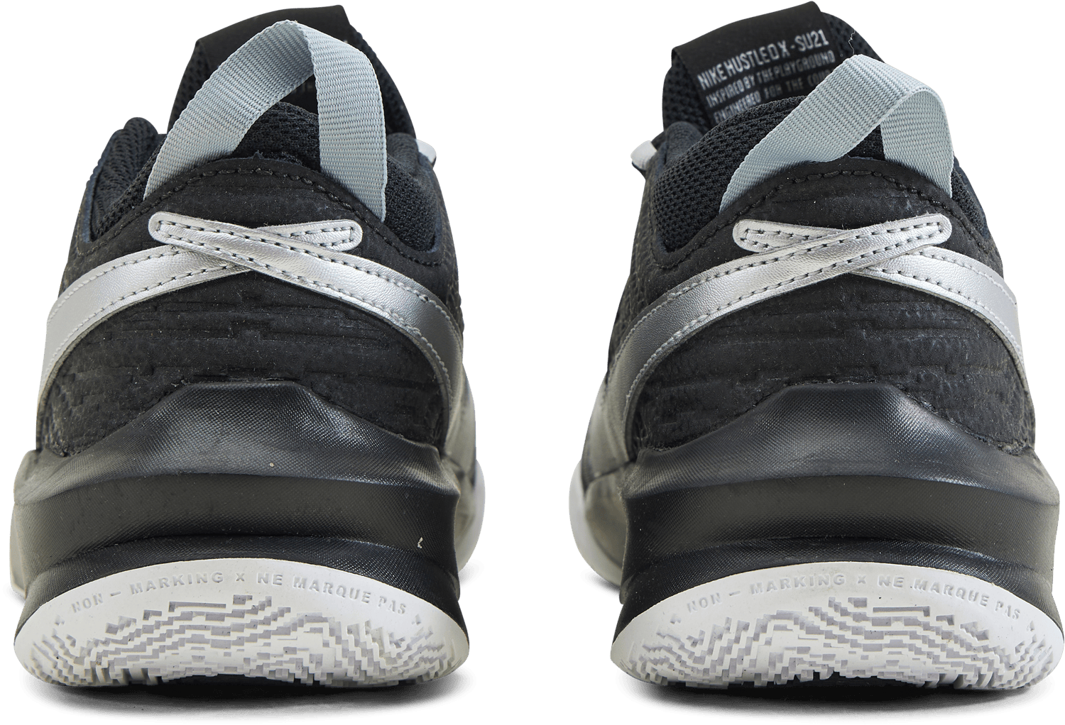 Team Hustle D 10 Big Kids' Basketball Shoes BLACK/METALLIC SILVER-VOLT-WHITE - Bild 4