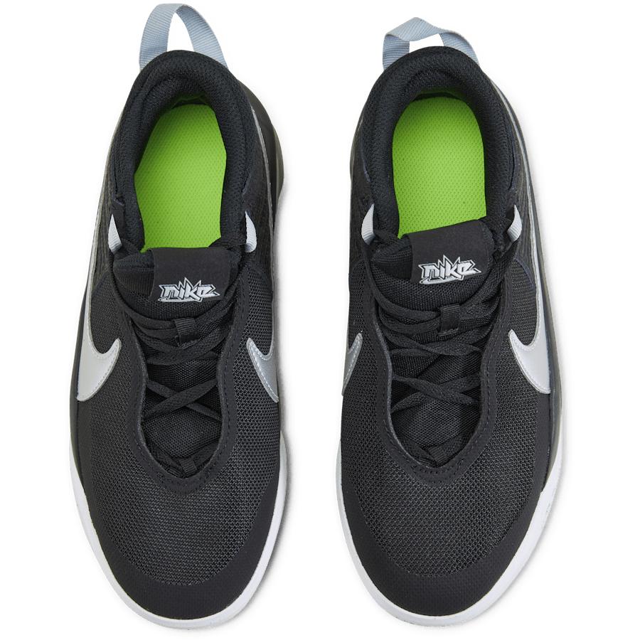 Team Hustle D 10 Big Kids' Basketball Shoes BLACK/METALLIC SILVER-VOLT-WHITE - Bild 5