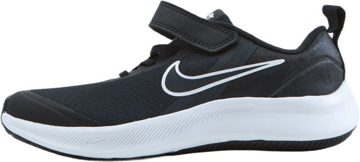 Star Runner 3 Little Kids' Shoes BLACK/DK SMOKE GREY-DK SMOKE GREY, Unisex, Skor, Löparskor, Löpning, Svart, EU 33