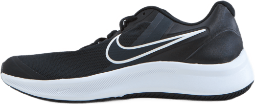 Star Runner 3 Big Kids' Road Running Shoes BLACK/DK SMOKE GREY-DK SMOKE GREY, Unisex, Skor, Löparskor, Löpning, Svart, EU 37,5