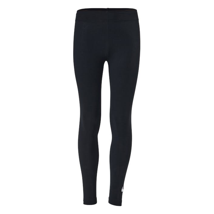 Sportswear Favorites Big Kids' (Girls') Swoosh Leggings BLACK/WHITE, Unisex, Apparels, Leggings, Purple, L