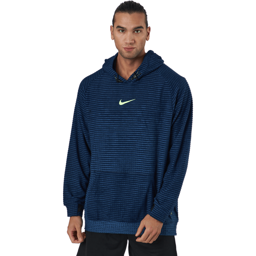 Pro Therma-fit Adv Men's Fleec Obsidian/court Blue/volt