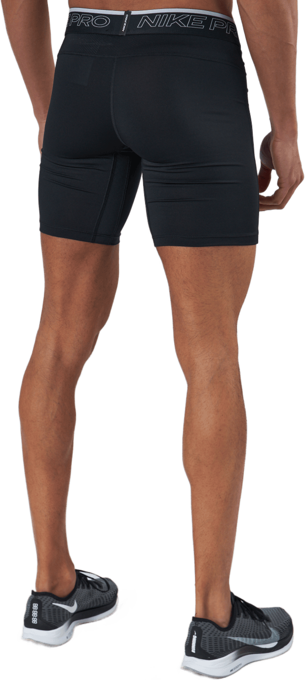 Nike Pro Dri-FIT Men's Shorts BLACK/WHITE - Bild 3