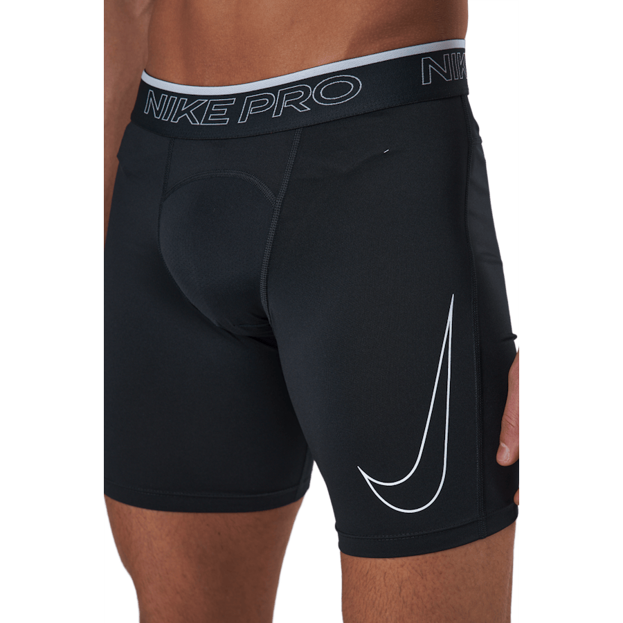 Nike Pro Dri-FIT Men's Shorts BLACK/WHITE - Bild 4