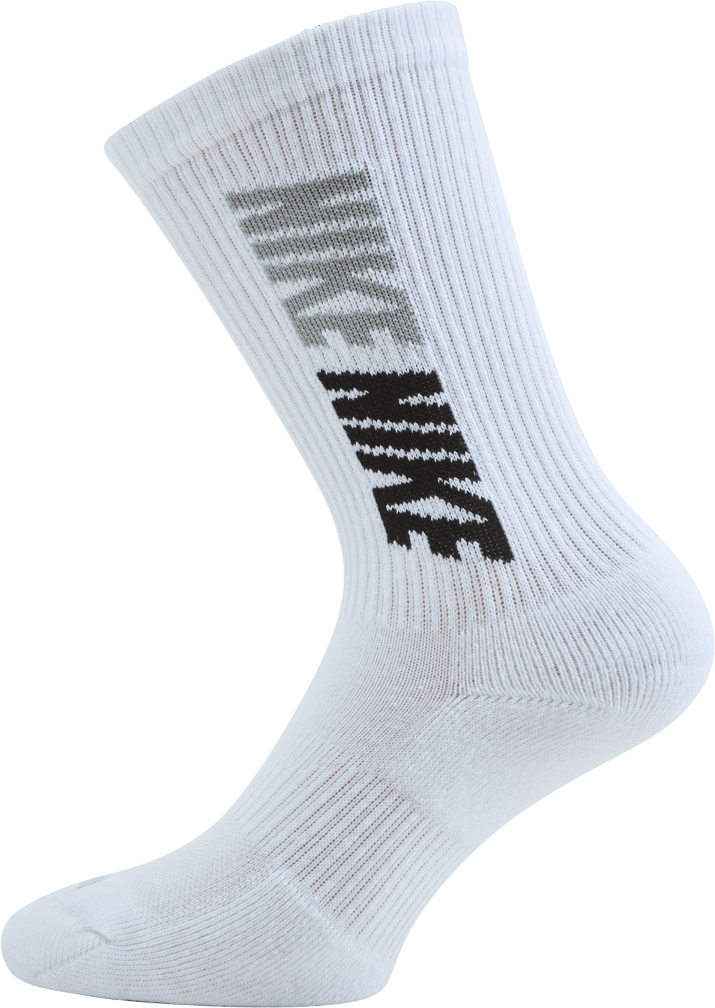 Everyday Plus Cushioned Traini White/lt Smoke Grey/black, Unisex, Abbigliamento, Calzini, Bianca, L