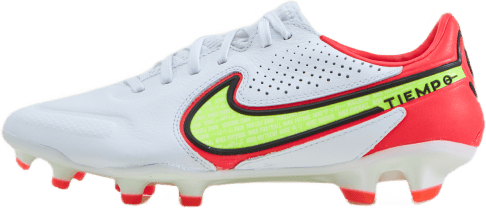 Tiempo Legend 9 Pro Fg Firm-gr White/volt-bright Crimson, Female, Shoes, Football shoes, Soccer, White, UK 7