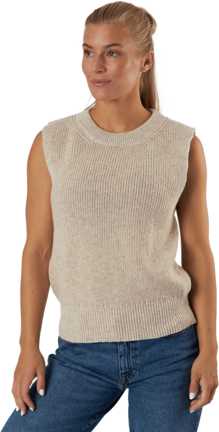 Onlparis Life Vest Knt Pumice Stone, Female, Odevy, bundy, Ružová, S