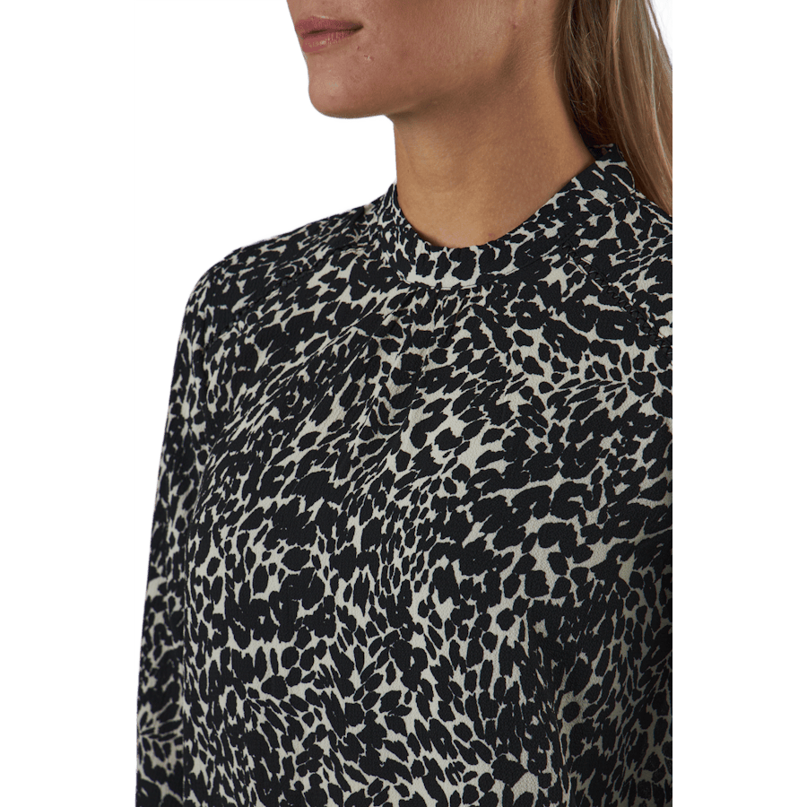 Onlnew Mallory L/s Blouse Aop Whitecap Gray - Bild 4
