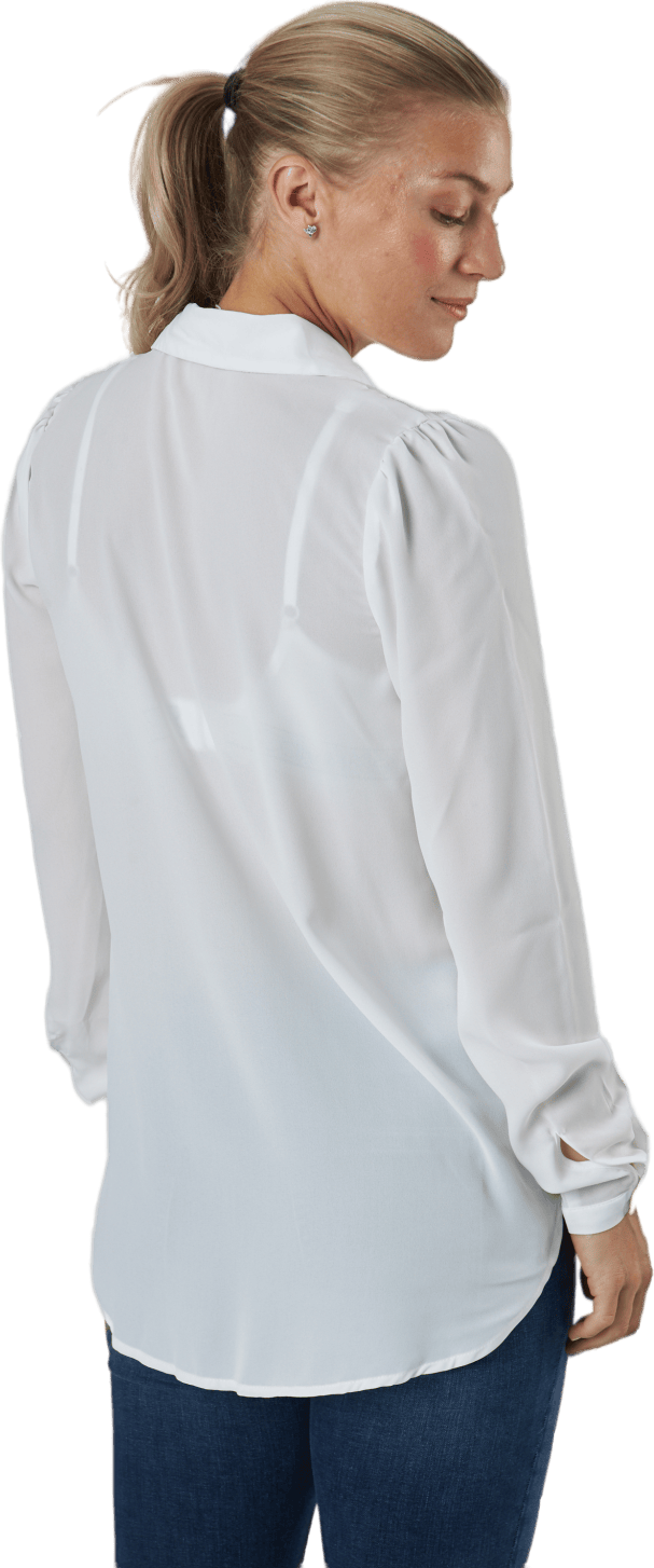 Onlcloudy  Ls Shirt  Wvn Cloud Dancer - Bild 3