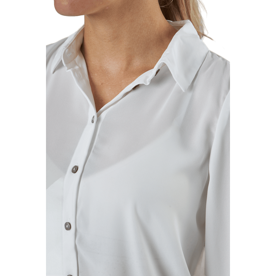 Onlcloudy Ls Shirt Wvn Cloud Dancer - Bild 4