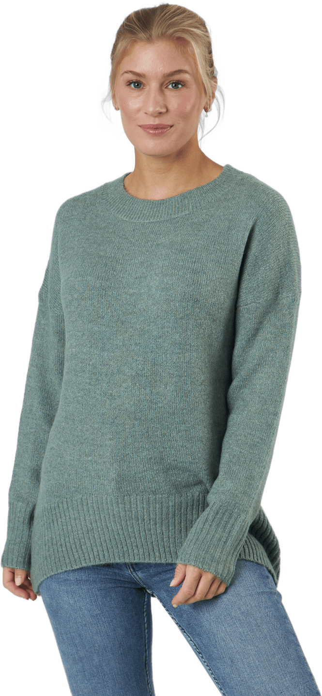 Onlnanjing L/s Pullover Knt Balsam Green, Female, Ropa, Camisas, Verde, XL