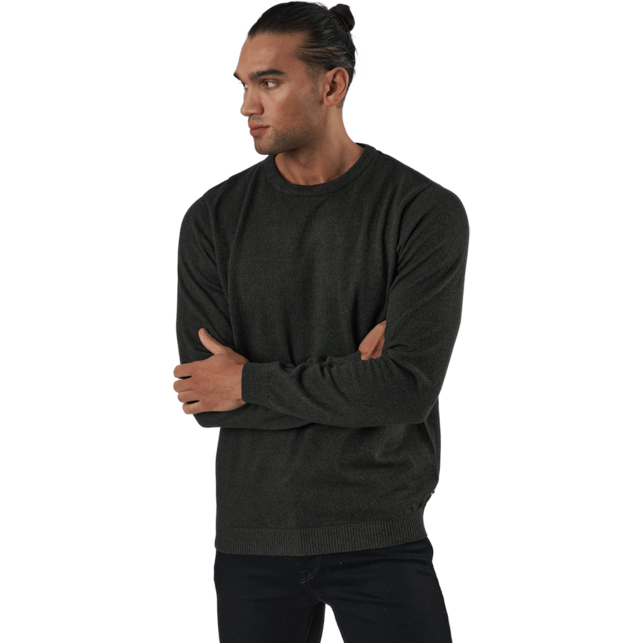 Jjebasic Knit Crew Neck Forest Night - Bild 2