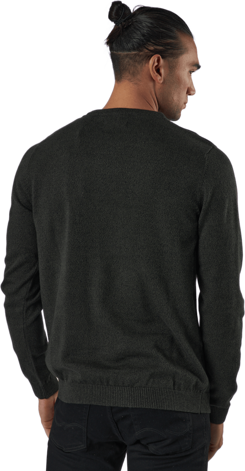 Jjebasic Knit Crew Neck Forest Night - Bild 3