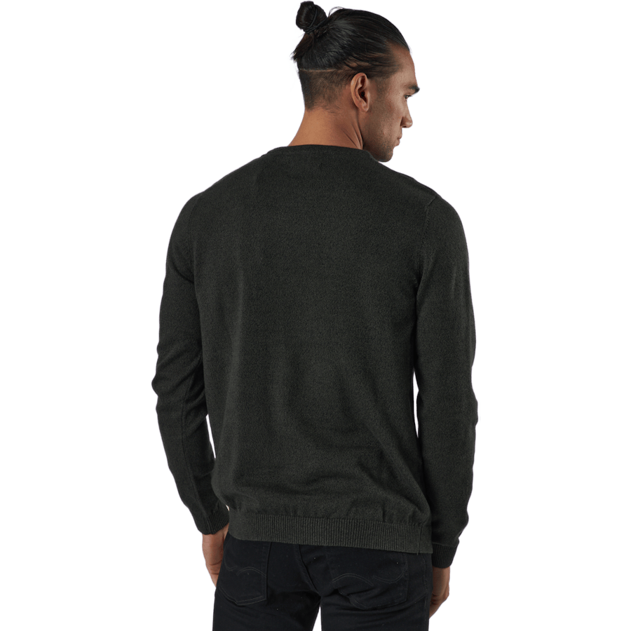 Jjebasic Knit Crew Neck Forest Night - Bild 3