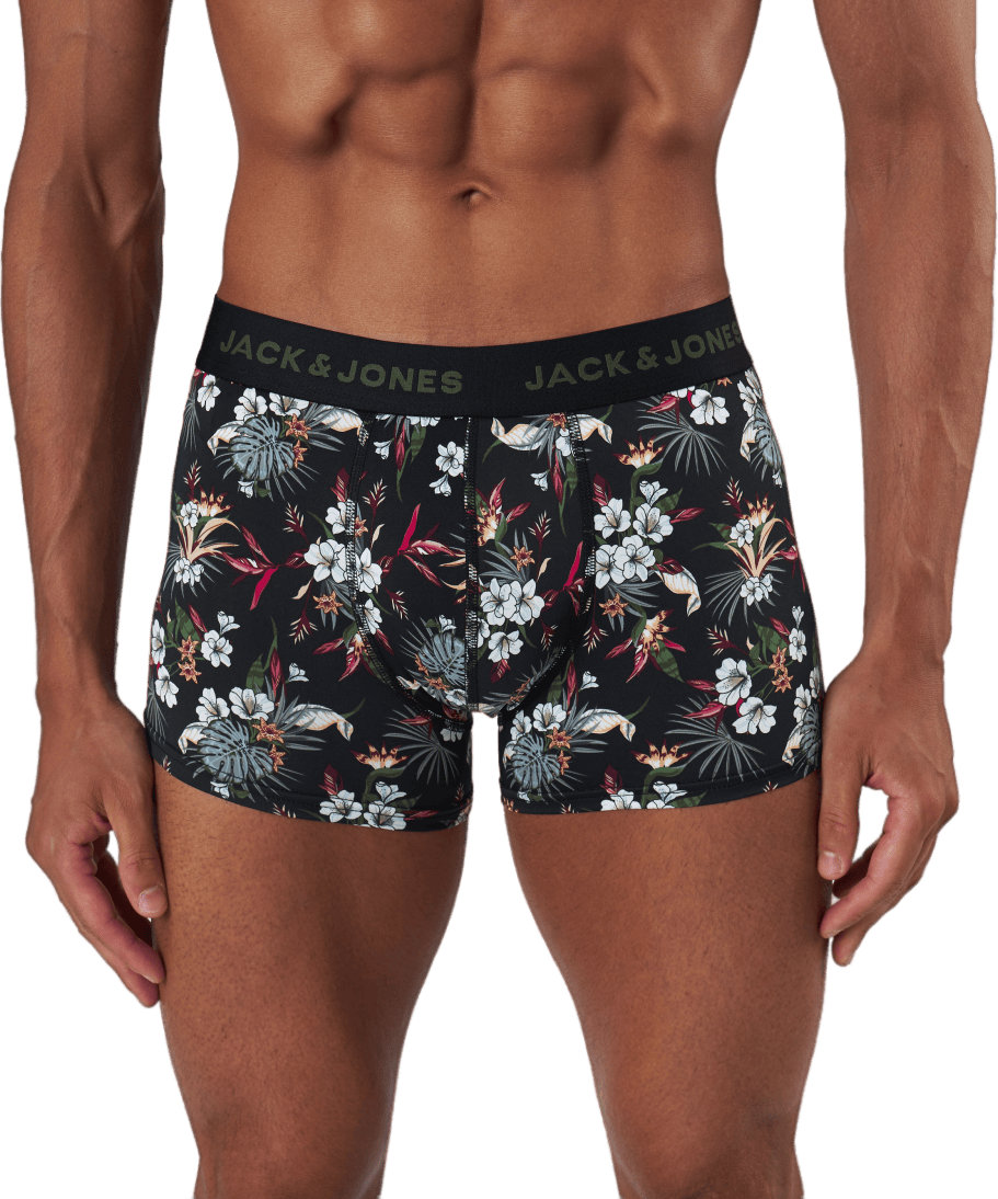 Jacflower Micro Fiber 3 Pack Black, Male, Vêtements, Sous-vêtements, Noir, S