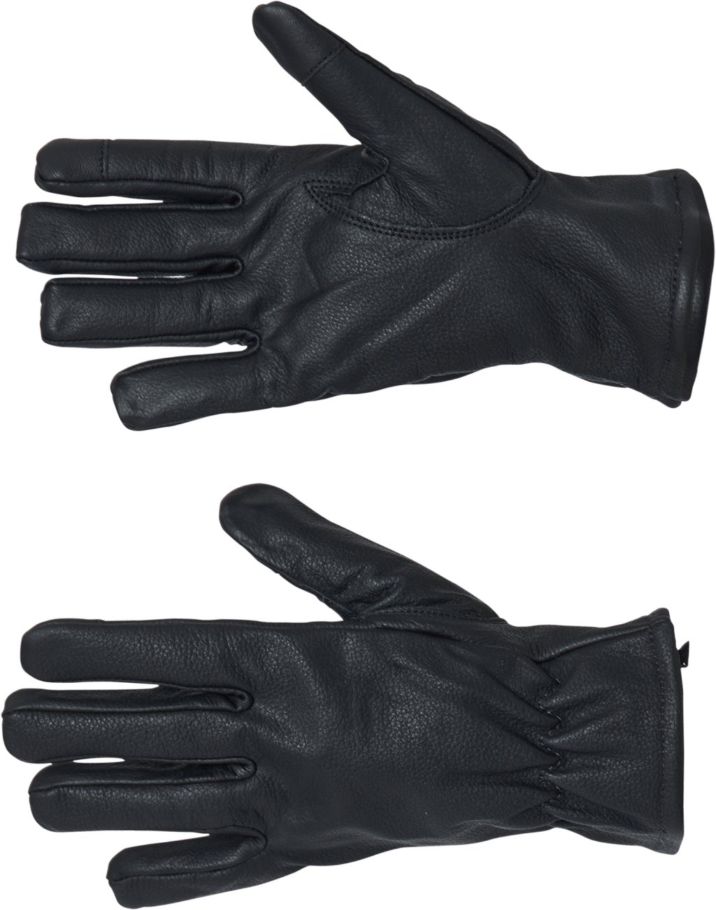 Jacroper Leather Glove Ln Black, Male, Kläder, hattar och kepsar, Svart, S/M