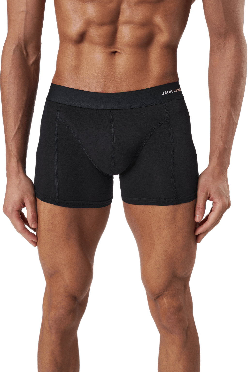 Jacbasic Bamboo Trunks 3 Pack Black, Male, Apparels, Underwear, Black, L