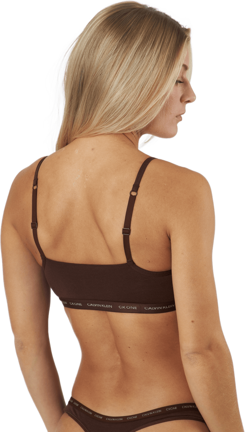 Unlined Bralette 2pk Umber/umber - Bild 3