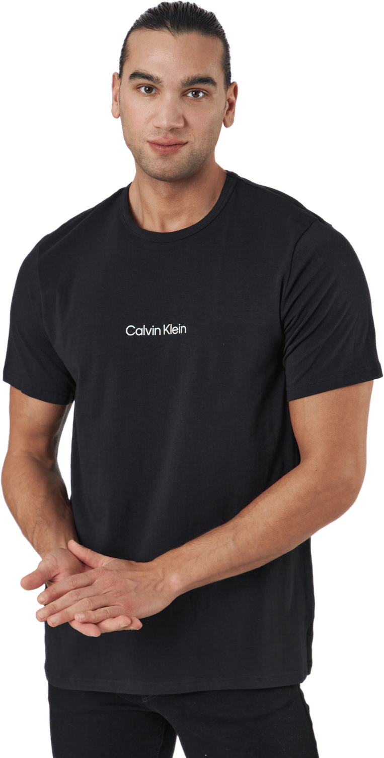 S/s Crew Neck Black, Male, Apparels, T-shirt, Black, L