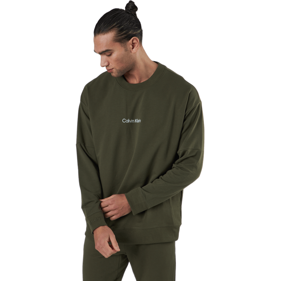 L/s Sweatshirt Army Green - Bild 2