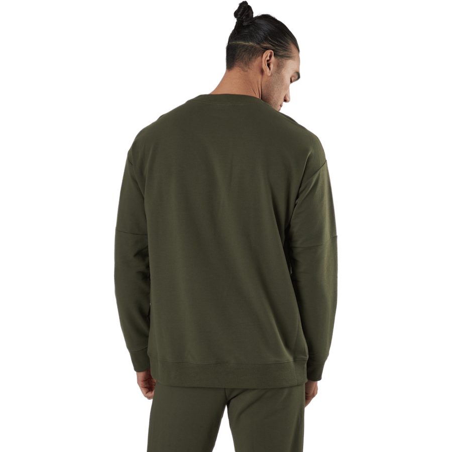 L/s Sweatshirt Army Green - Bild 3