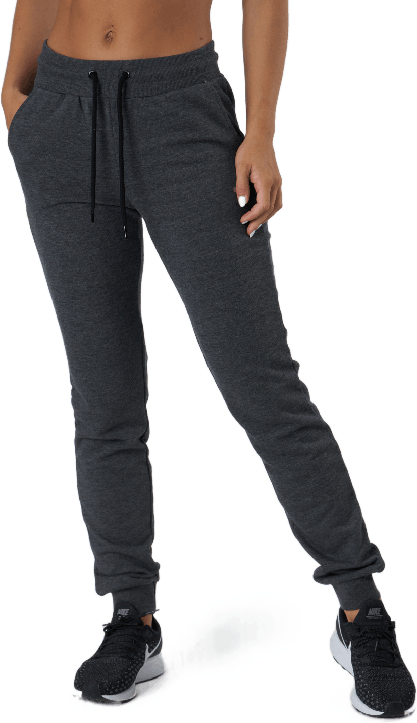 Onpelina Sweat Pants Dark Grey Melange, Female, Kleding, Broek, Training, Grijs, S