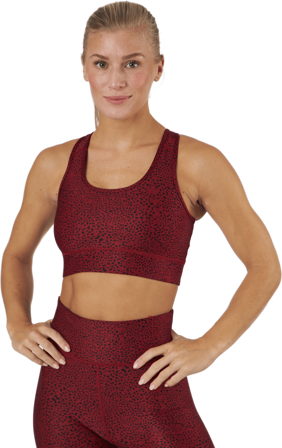 Onpafia Sports Bra Sun-dried Tomato, Female, Apparels, Sports Bras, Running, Red, XL