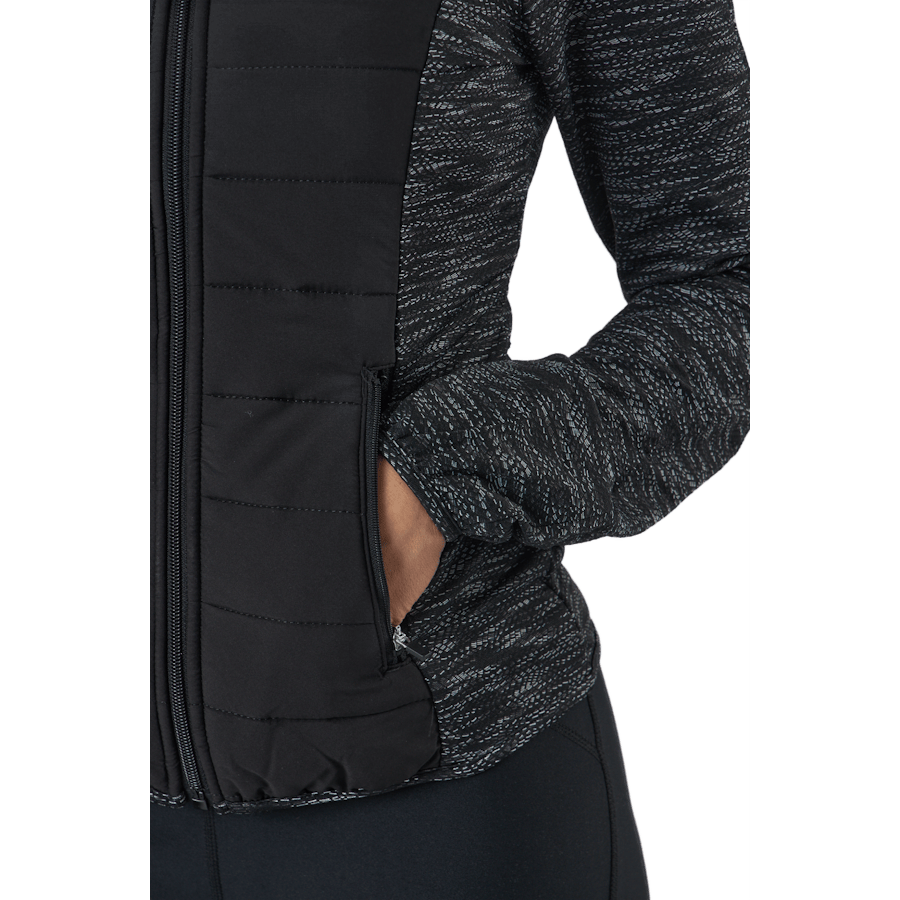 Onpanwar Quilted Ls Hn Zip Jck Dark Grey Melange - Bild 5