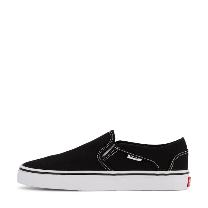 Wm Asher (canvas) Black/white, Female, Shoes, Trainers, slip-on, Black, EU 42