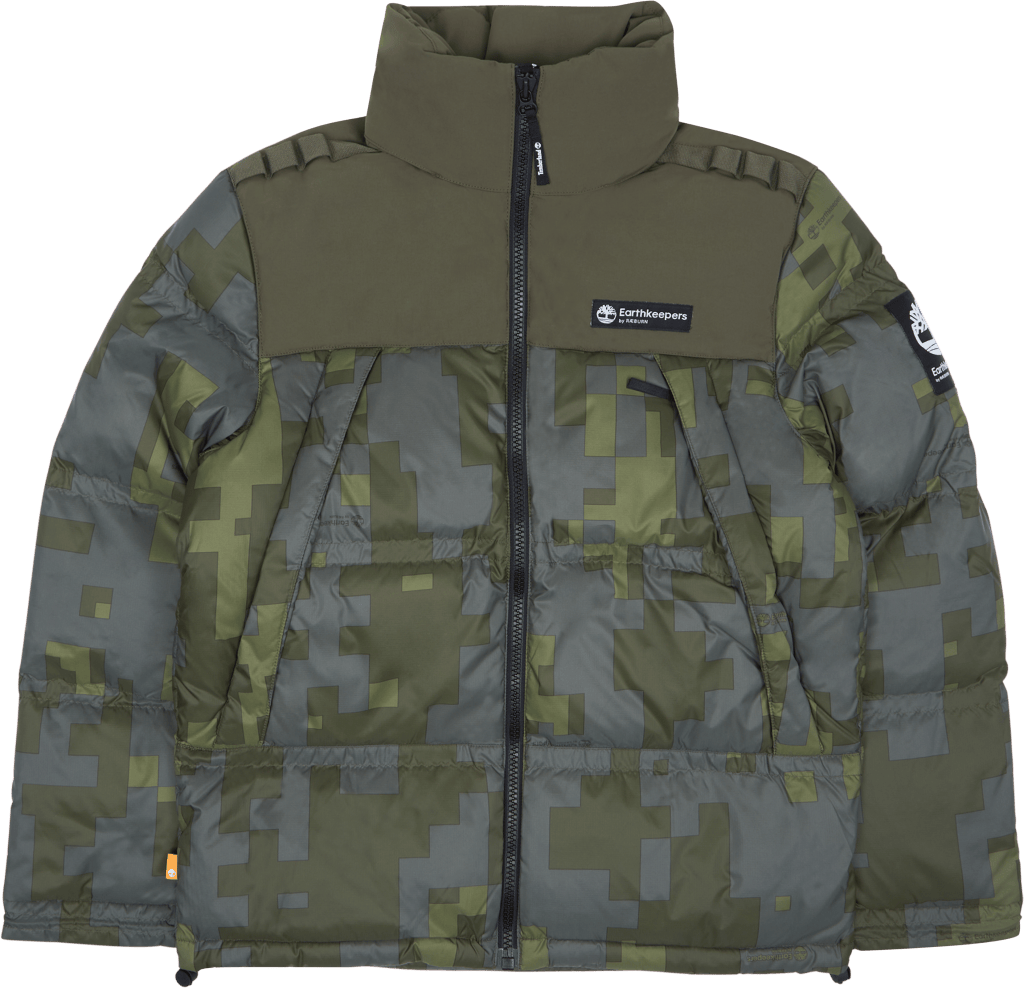Raeburn X Ek+ Puffer Jacket Ao Digi Camo Aop