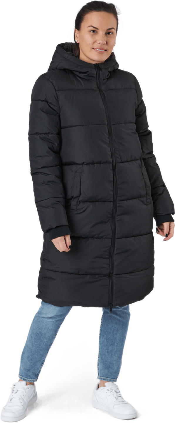 black puffer long