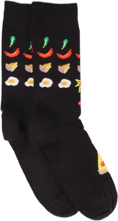 Pizza Invaders Sock Black - Bild 2