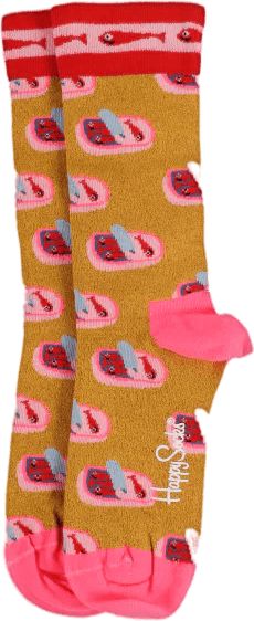 Sardines In A Tin Sock Dark Yellow