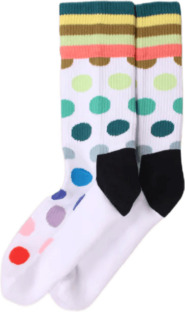 Big Dot Crew Sock White