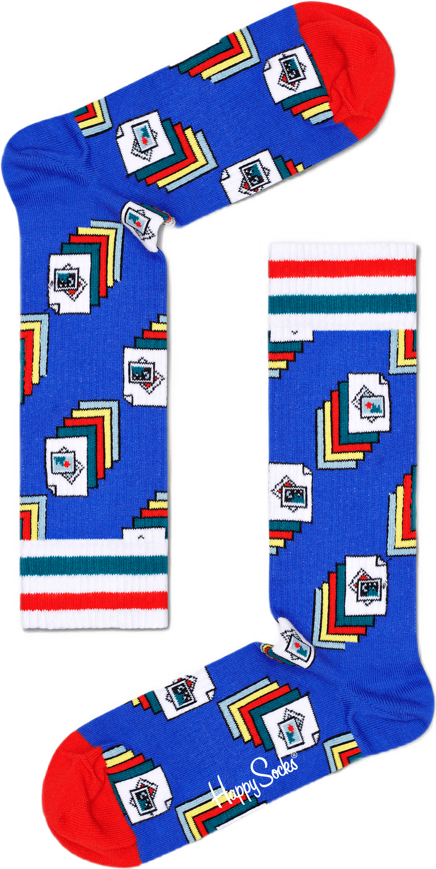 Photos Thin Crew Sock Dark Blue, Unisex, Abbigliamento, Calzini, multi colore, 36-40