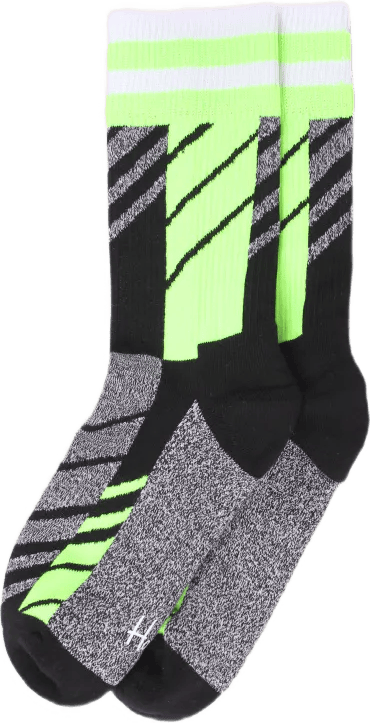 Scattered Stripe Crew Sock Black - Bild 2