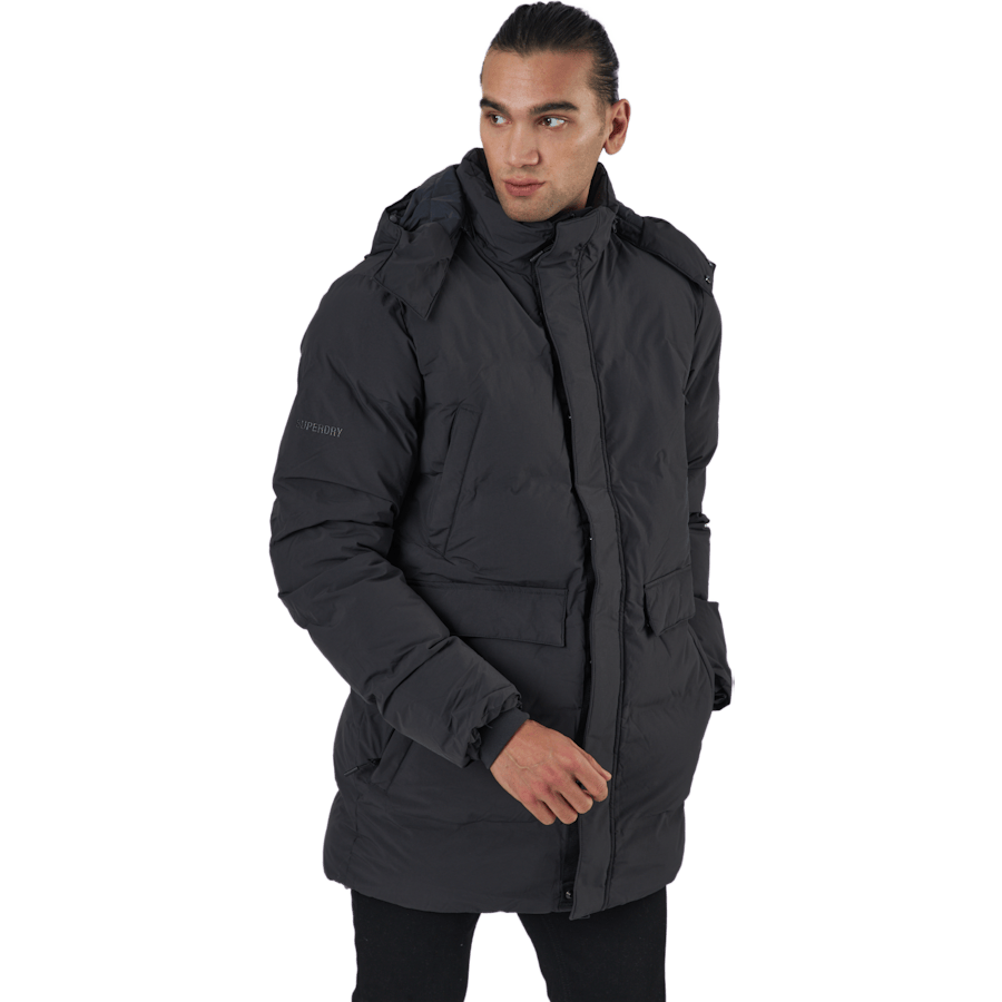 Train Heavyweight Puffer Dark Charcoal
