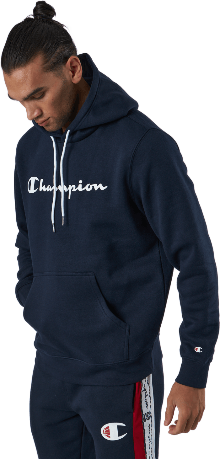 Hooded Sweatshirt Sky Captain, Male, Kleding, Overhemden, Blauw, S