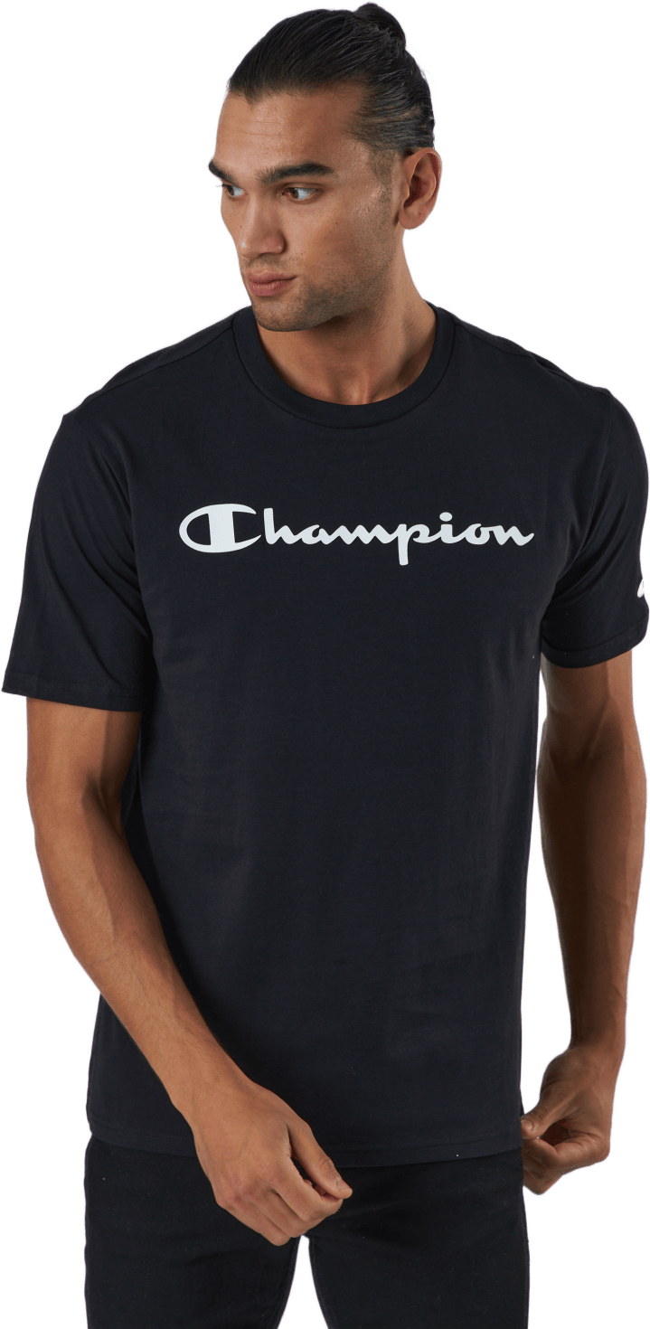 Crewneck T-shirt Black Beauty, Male, Kleding, T-shirt, Zwart, XL