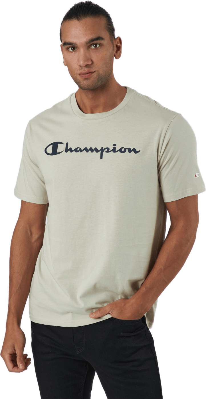 Crewneck T-shirt Overcast, Male, Kläder, T-shirt, Vit, XXL
