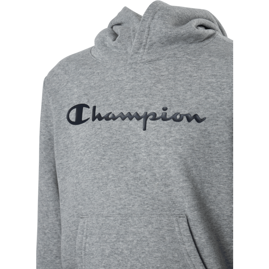 Hooded Sweatshirt Gray Melange Light - Bild 4