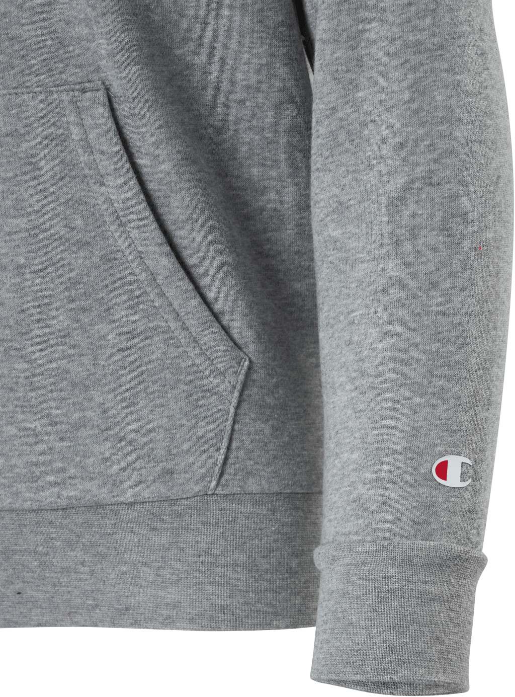Hooded Sweatshirt Gray Melange Light - Bild 5