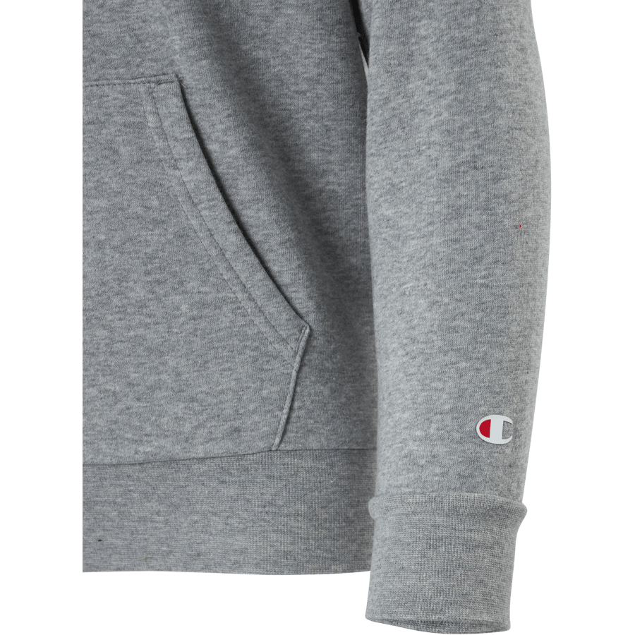 Hooded Sweatshirt Gray Melange Light - Bild 5
