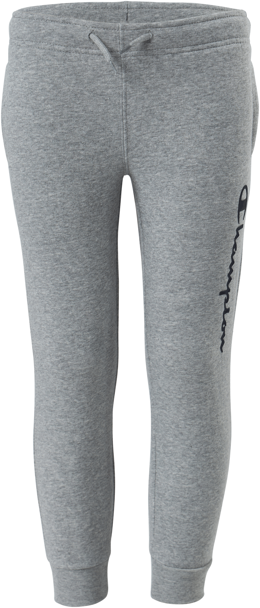 Rib Cuff Pants Gray Melange Light, Unisex, Kleding, Broek, Grijs, XXL