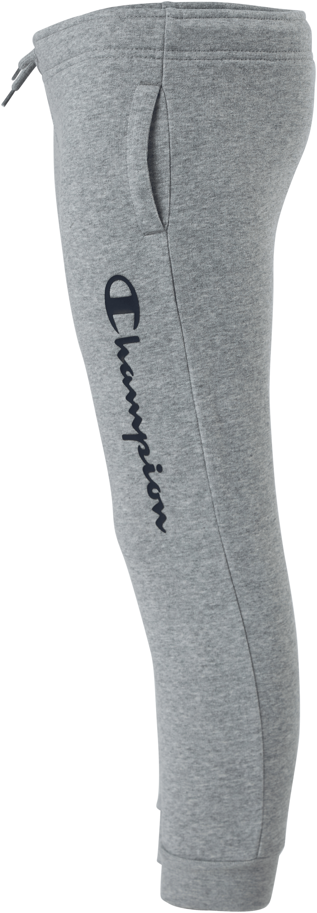 Rib Cuff Pants Gray Melange Light - Bild 2