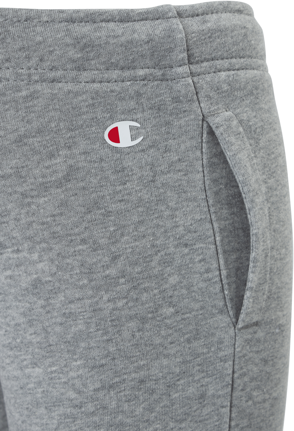 Rib Cuff Pants Gray Melange Light - Bild 4