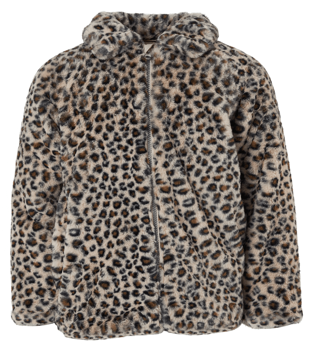 Nkfmaddie Faux Fur Jacket Silver Mink, Unisex, Apparels, jackets, Multi color, 152